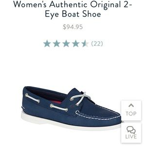 Denim Canvas Sperry Top sider